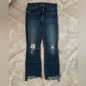 Mother Insider crop step chew